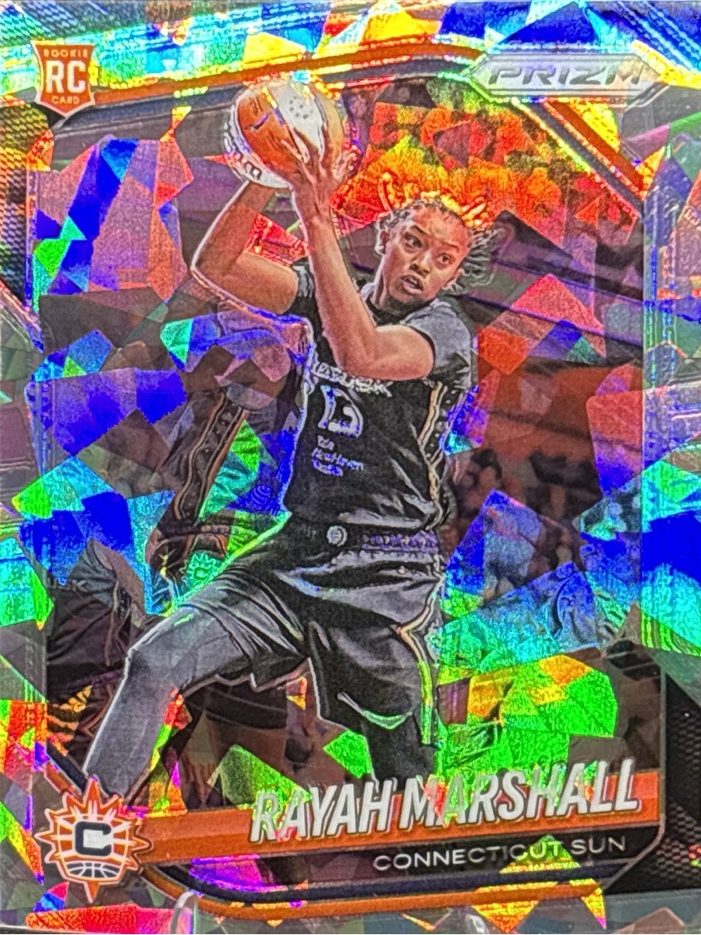 Panini Prizm Rayah Marshall Holographic Prizm Rookie Basketball Card